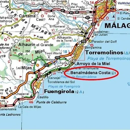 With Sea And Mountain Views En Piso Compartido 1 O 2 Personas Bed & Breakfast Benalmádena